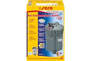 Sera, Fil bioactive, Filtro Esterno con UV, per acquari con 5 Watt UV-C Integrato (Riduce Gli Agenti patogeni, i parassiti e Le alghe)