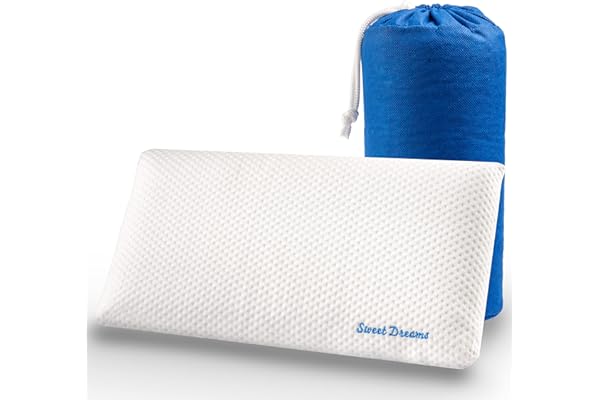 PETITXUMET Almohada Infantil Viscoelástica para Cama y Cuna Ergonómica Transpirable e Hipoalergénica Doble Funda Almohada para Bebés y Niños de 2 a 8 años con Funda Stretch y Bolsa de Viaje