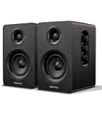 MEDION Altoparlante Da Scaffale P61925 – Sistema 2.0 Attivo/Passivo Con Bluetooth 5.0, Ingresso Ottico E Manopole Per Bassi/Alti, 2x50W RMS
