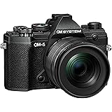OM SYSTEM Fotocamera OM-5 con sistema Micro Quattro Terzi, incl. obiettivo M.Zuiko Digital ED 12-45mm PRO, sensore Live MOS d