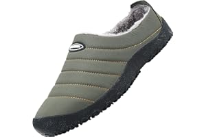 Mishansha Chaussons Homme Femme Pantoufles Hiver Chaud Chaussures Unisex