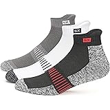 Supersox 3 Pairs Premium Sports Ankle Socks for Men & Women - Thick Cotton Cushion, Extra Durable for Everyday Use - Free Siz
