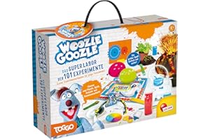LISCIANIGIOCHI Lisciani - WOOZLE GOOZLE - Das Superlabor der 101 Experimente - Für Kinder ab 8 Jahren - Experimentierset für Anfänger und Kinder - Bildungsspiel - Konzentration