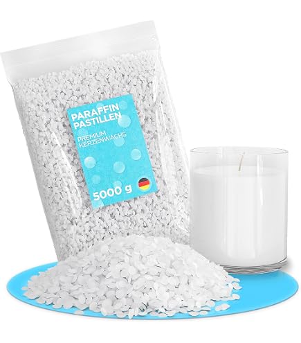 Paraffinwachs In Pastillen, 2 Kg, Made In Germany - Ideal Für Kerzen & Kosmetik