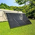 Dulepax RV Awning Shade Screen with Zipper 9'X15'3'' -Second Generation RV Awning Screen Significantly Improves Shadew and Privacy.Universal Sun Shade Screen with Complete Kits.
