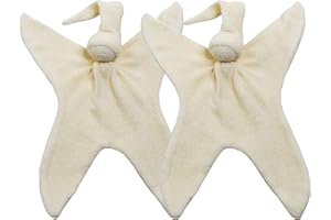 Cuski Miniboo 2 Pack, Prem Baby Comforter, as used within NHS (Cream)