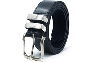 Ossi 38mm Jean double boucle ceinture pour homme - Noir, Brun ou Tan