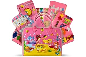 ImaginJoy Libro Montessori 1 año – Juguetes Montessori 1 años para estimular Habilidades – Busy Board Montessori bebé 6 a 12 Meses – Libros bebés 6-12 Meses sensoriales y educativos (Rosa)