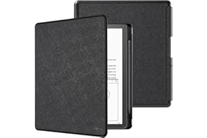 KS-230913-CoBak Custodia Cover per Kindle Scribe (10,2 pollici, versione 2022) - con Portapenne Integrato e Funzione di Sospensione/Riattivazione Automatica (Nero)