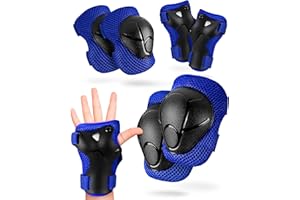 99FLIPS Ochraniacze dla chłopca i dziewczynki do jazdy na rolkach – Ochrona do jazdy na deskorolce i łyżworolkach dla dziewczynek – Nakolanniki i nałokietniki dla dzieci – Ochraniacze do jazdy na