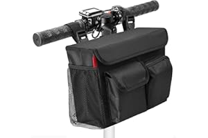 YOOFAN Mobility Scooter Bag - Handy Organizer Bag with 14" Laptop Compartment and Cup Holders