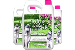 Pretty Pooch Artificial Grass Cleaner for Dogs (Fresh Cut Grass, 15 Litres) - Destroys Urine Odours & Deeply Cleans All Artificial Grass - Makes 45 Litres - Fresh Cut Grass Fragrance