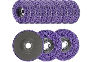 Mirthbuy 10pcs Strip Discs, 115cm x 22cm - Angle Grinder Discs for Paint, Rust, Welds & Oxidation Removal