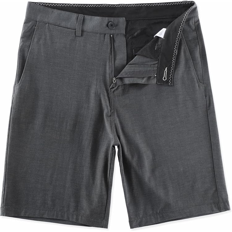 Volcom Men's Modern Fit 21" Chino Short Charcoal Heather For Sale | Las