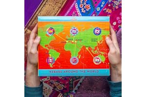 THE SPICERY Kebabs Around the World Gift Box | 6 Spice Blends | 6 Simple Recipes | Just add a few fresh ingredients!