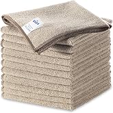MR.SIGA Microfiber Cleaning Cloths, Streak Free Towels, Pack of 12 | Multipurpose Microfiber Cloths Super Absorbent Reusable