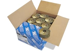 Tacwise 0279 Chiodi Finitura Lucida in Bobina Piatta Tipo 2,3/50 mm, Punta a Diamante, Annellati e Inclinati di 16°, Fascicolati con fil di ferro, Confezione da 9000