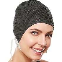Beemo Swim Bathing Caps for Women or 