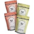 Raging Bull 1kg Biltong Combo - 2x250g Original & 2x250g Chilli Beef Biltong - High Protein Snacks - Grass Fed Beef Biltong - Low Carb Keto Snacks - MSG Free Carnivore Snacks - Meat Low Calorie Snacks