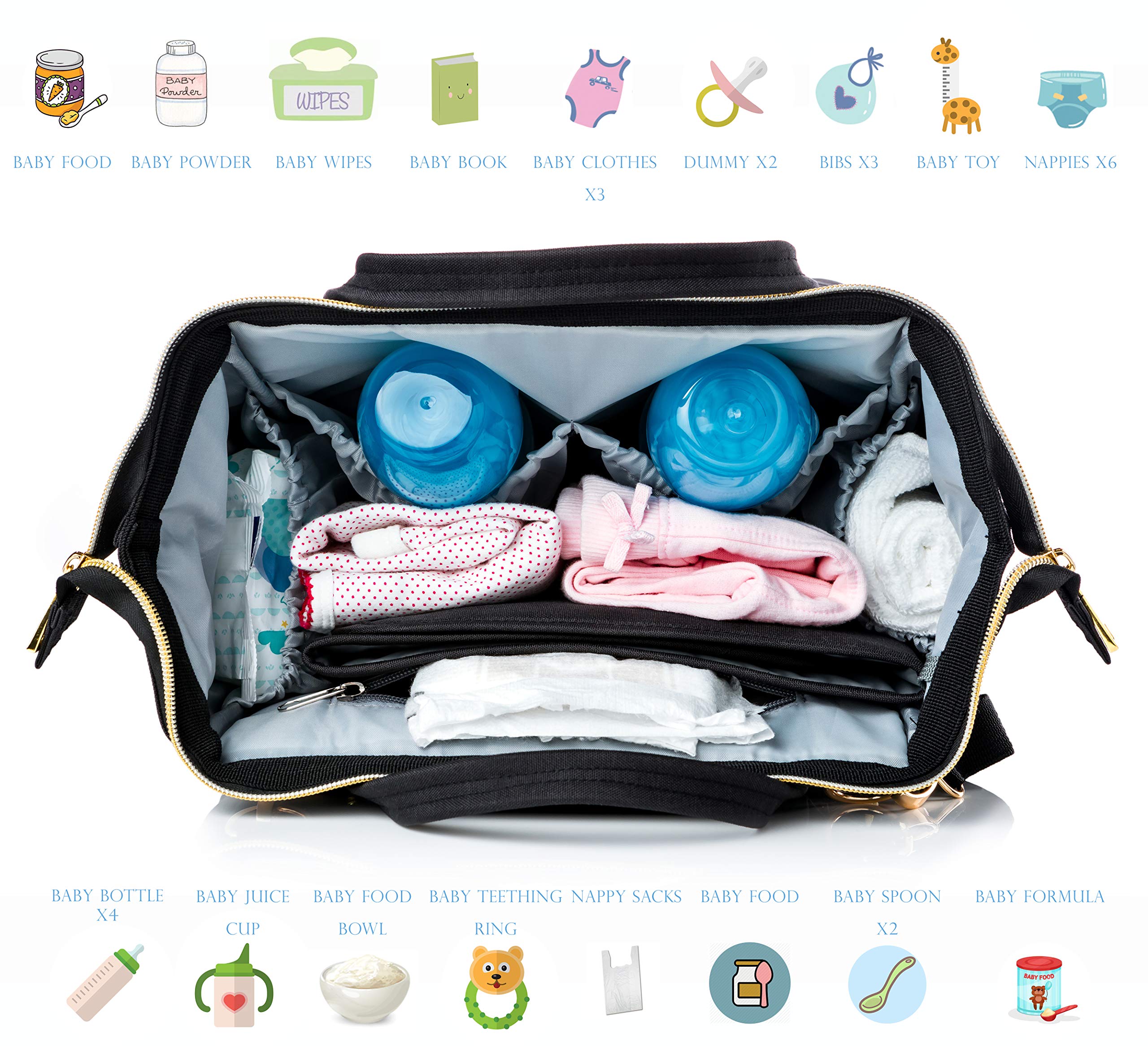 lusso baby changing bag