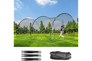 ‎ORIENTOOLS ORIENTOOLS Baseball Schlagkäfig Netz, 6 m Baseball Trainingskäfignetz aus Polyester, Baseball, Softball für Outdoor Training