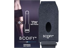 Bodify® Correa de sujeción para Brazos y piernas EMS – para una fijación Adicional de Almohadillas de Gel – Correa para Brazos y piernas – para Hombres y Mujeres – La Original (sin incluir)