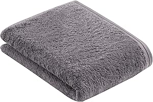 Vossen Vegan Life Duschtuch 67 x 140 cm dunkelgrau