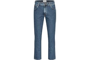 Wrangler Herren Jeans Regular Fit Texas Stretch Hose Authentic Straight Jeanshose Denim Baumwolle Schwarz Blau Grau w28 w29 w30 w31 w32 w33 w34 w36 w38 w40 w42 w44