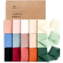 Chiffon-Dekoband – 3 Rollen, Je 4 Cm X 5 M, Mehrfarbig, Für Geschenke & Hochzeit