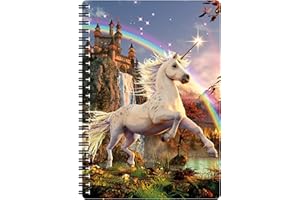 ‎DELUXEBASE 3D LiveLife A5 Notizbuch - Einhorn-Abendstern von Deluxebase. 80-seitiges 3D-Einhorn-Notizbuch. Schul- oder Büromaterial mit Kunstwerken, von renommierten Künstler David Penfound lizenziert