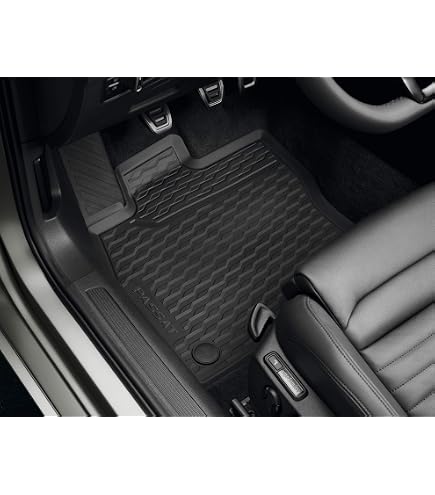 Alfombrillas De Terciopelo Negro Para VW Taigo (2021+) - Juego 4 Piezas Con Fijación - Hecho En Alemania