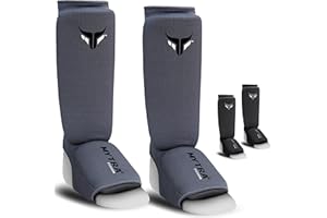 Mytra Fusion Schienbeinschoner für Kinder, Schienbeinschoner für Kickbox-Trainingspads