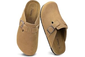 Tmaza Sabot Donna Ciabatte-Comodo Pantofole-Fibbia Regolabile al Piede Zoccoli,36-42