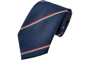 Great British Tie Club Merchant Navy Striped Regimental Neck Ties