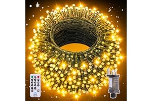 Nextronix Christmas Tree Fairy Lights - 300LEDs 30m Christmas Lights Outdoor Indoor, String Lights Mains Powered with 8 Modes Remote, IP44 Waterproof Outside Xmas Lights