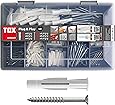 TOX Sortimentskoffer Plug und Play, 320 tlg. mit Allzweckdübel Trika 5x31 mm, 6x36 mm, 8x51 mm + perfekt abgestimmte Schrauben, 01190101