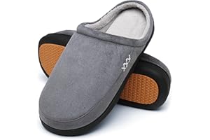 Mishansha Zapatillas de Casa Mujer Hombre Cálido Espuma de Memoria Invierno Pantuflas, Gr.36-48