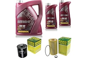 DIEDERICHS MANNOL 7L Extreme 5W-40 Motor-Öl+MANN-FILTER Mercedes M-Klasse W163 ML 270 CDI
