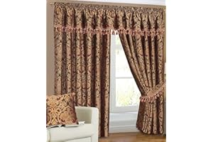 Online Bedding Store Fully Lined Pencil Pleat Heavy Chenille Georgia Tie Backs (Tieback Pair)