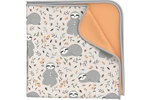BABYBOET Splat Mat for Baby – Under High Chair Floor Mat Protects Wood, Vinyl and Carpet from Spills – Waterproof 4 Layer Baby Mat with Anti-Skid Backing Deters Bunching and Sliding (51” x 51”)
