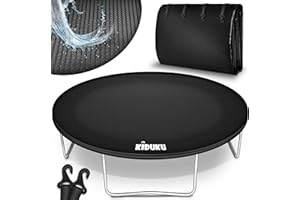 KIDUKU Bâche pour Trampoline 244-427 cm | Housse imperméable, indéchirable et résistante aux UV | Couverture de Protection Contre Les intempéries