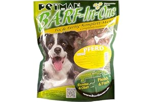petman Pferd, 20 x 750g-Beutel, Tiefkühlfutter, gesunde, natürliche Ernährung für Hunde, Hundefutter, Barf, B.A.R.F.