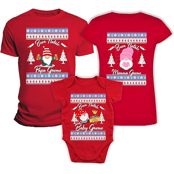 Trio Neonato Tris Natale Felpe Girocollo Body Manica Lunga