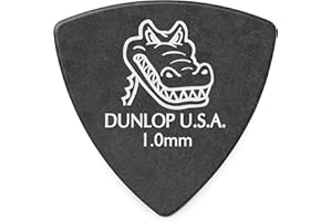 JIM DUNLOP Púas Gator Grip Pequeño Triangulo 1mm, Saco de 6