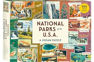 National Parks of the USA A Jigsaw Puzzle: 500 Piece Puzzle (Americana)