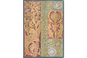 PAPERBLANKS Wild Thistle (Vox Botanica) Midi Lined Softcover Flexi Journal: Flexi softcover, 100 gsm, ribbon marker, memento pouch, elastic closure