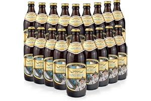 ‎ZWÖNITZER HANDWERKLICH GEBRAUT Brauerei Zwönitz Papas Helles/Helles Bier 18 x 0,5 Liter Flasche/Geschenke für Bierliebhaber/Männergeschenke/Bier aus Hallertauer Hopfen