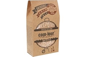 com-four® 500 g supercarburant de copeaux de Bois de Pommier - 100% naturels - pour Fumeur, Ballon, Support et Gril à gaz
