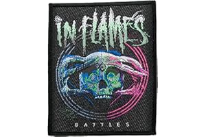 In Flames Écusson tissé et sous licence Battles