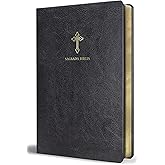 Biblia Cat&oacute;lica en espa&ntilde;ol. S&iacute;mil piel , tama&ntilde;o compacto / Catholic Bible. Spanish-Language, Leathersoft, Black, Compact